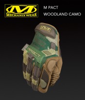 Mechanix M-Pact Gloves Woodland Camo